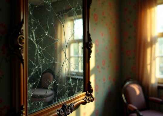 Miroir cassé sans raison apparente : découvrez les causes et la véritable signification