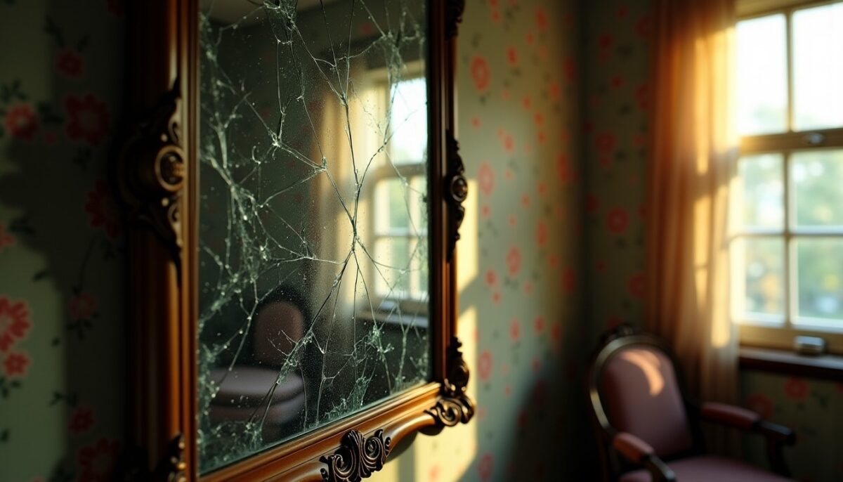 Miroir cassé sans raison apparente : découvrez les causes et la véritable signification