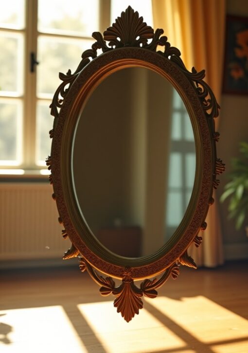Miroir qui tombe tout seul : signification spirituelle et messages essentiels à connaître