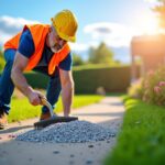 Installer du gravier sans décaissement : une technique facile et rapide