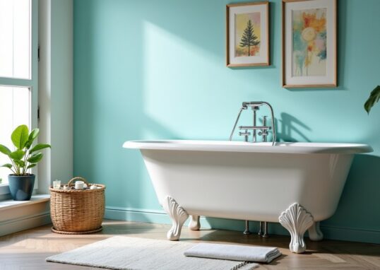 Peindre une baignoire : conseils et choix de la peinture idéale pour un résultat parfait
