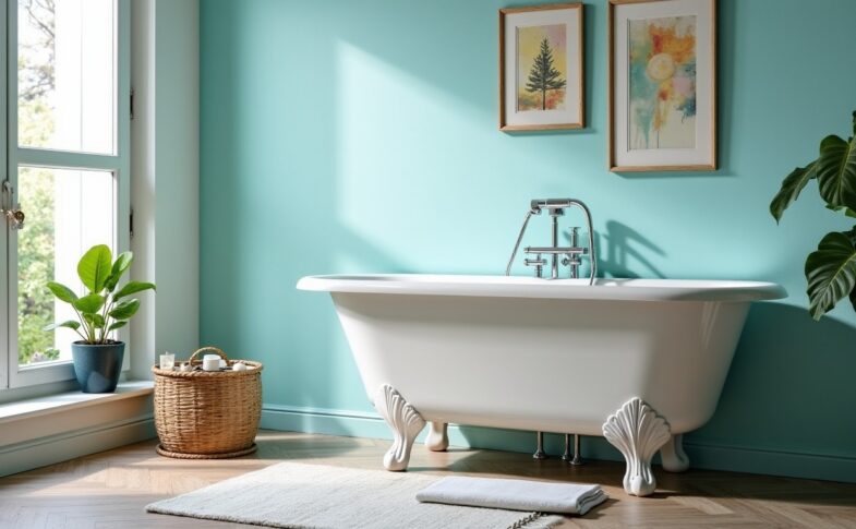 Peindre une baignoire : conseils et choix de la peinture idéale pour un résultat parfait