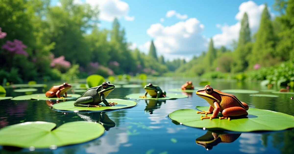 Alimentation des grenouilles dans un bassin : le guide complet pour bien nourrir vos amphibiens