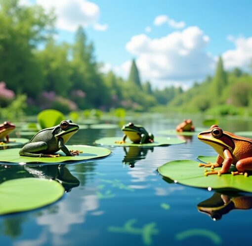 Alimentation des grenouilles dans un bassin : le guide complet pour bien nourrir vos amphibiens