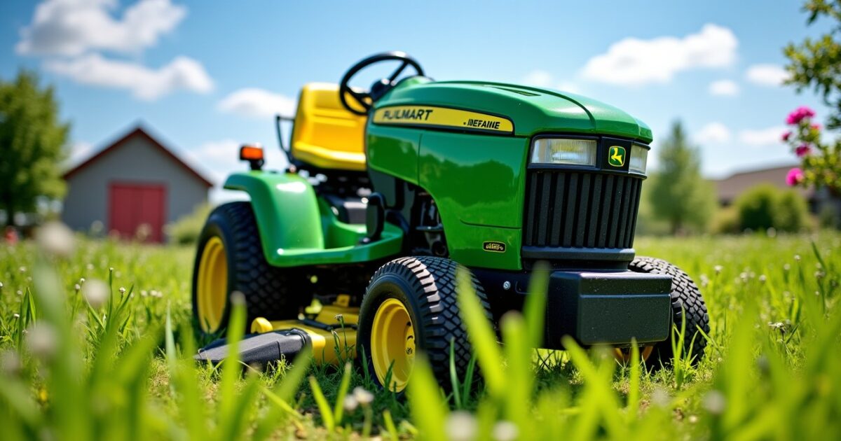 Lame de tondeuse tracteur bloquée : comprendre les causes et solutions efficaces