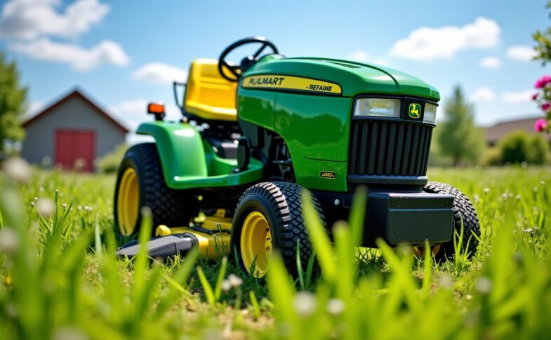Lame de tondeuse tracteur bloquée : comprendre les causes et solutions efficaces