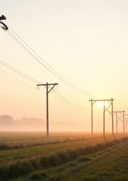 Indemnisation des poteaux électriques sur terrain privé : guide complet des droits et procédures