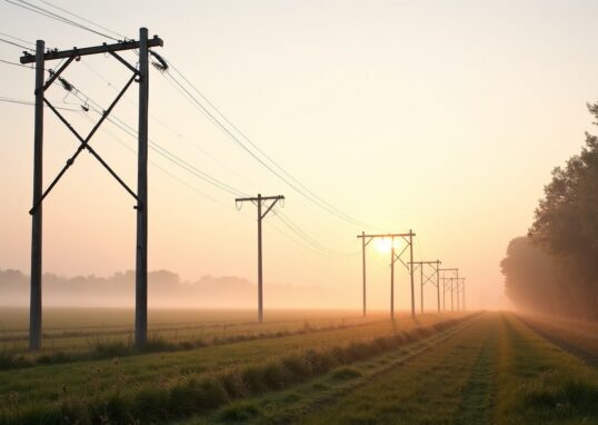 Indemnisation des poteaux électriques sur terrain privé : guide complet des droits et procédures