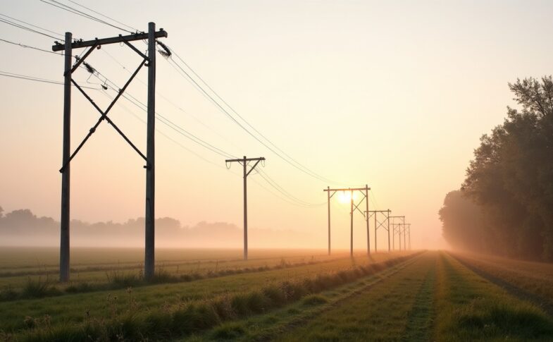 Indemnisation des poteaux électriques sur terrain privé : guide complet des droits et procédures