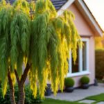 Saule crevette : quelle distance idéale respecter pour planter près de la maison ?
