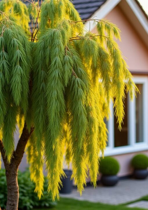 Saule crevette : quelle distance idéale respecter pour planter près de la maison ?