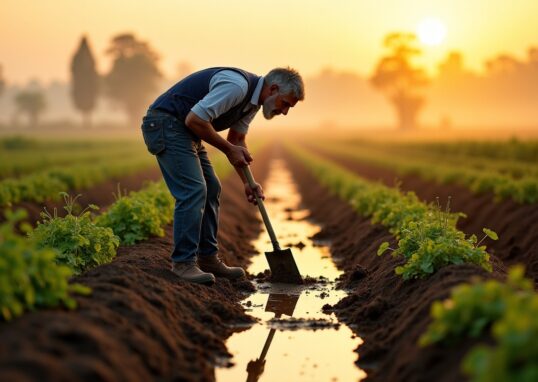 Techniques simples et efficaces pour drainer un terrain saturé d'eau