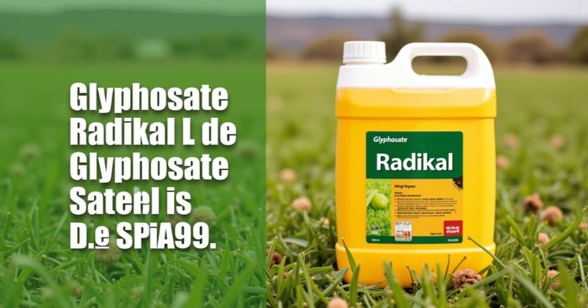 Glyphosate Radikal 5L en Espagne : Guide complet d'achat et conseils d'utilisation