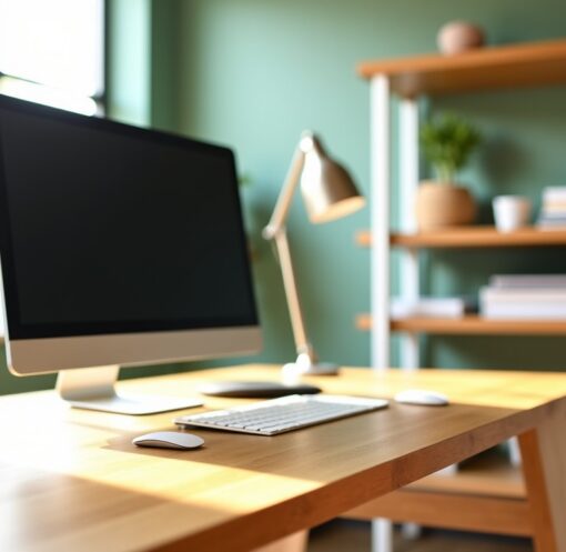 Aménager un bureau à domicile à la fois pratique et motivant