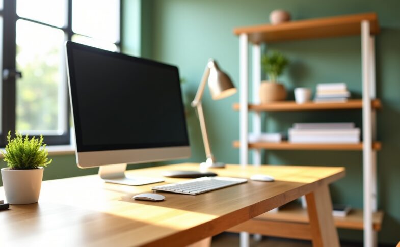 Aménager un bureau à domicile à la fois pratique et motivant