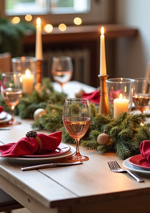 Décorer une table de Noël chic et abordable : nos astuces pour briller sans dépenser