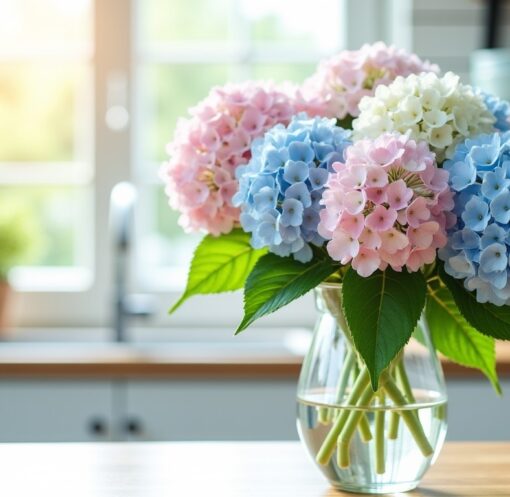 Astuces pour prolonger la beauté des fleurs d’hortensia dans un vase