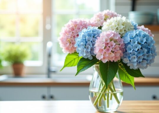Astuces pour prolonger la beauté des fleurs d’hortensia dans un vase