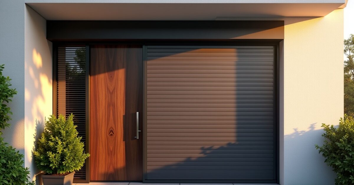 Volets roulants solaires pour porte d’entrée : alliez autonomie énergétique, confort optimal et sécurité renforcée