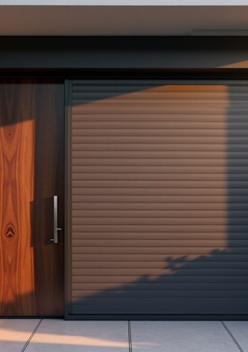 Volets roulants solaires pour porte d’entrée : alliez autonomie énergétique, confort optimal et sécurité renforcée