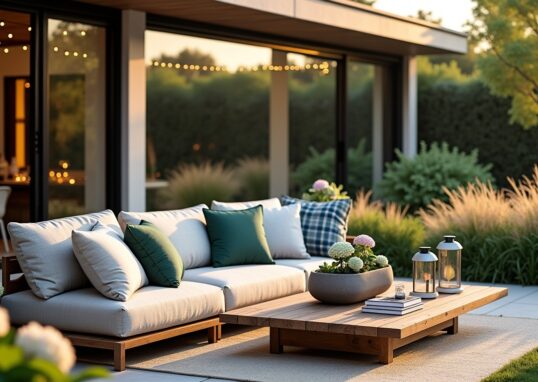 Transformer votre jardin en une véritable extension de votre salon : nos astuces pour une pièce à vivre en plein air