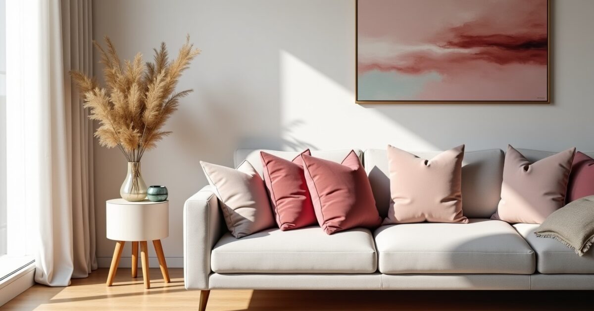 Vieux rose : quelles teintes harmoniser pour sublimer votre chambre ou votre salon ?