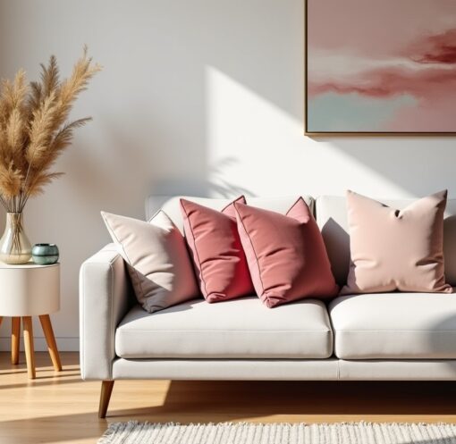 Vieux rose : quelles teintes harmoniser pour sublimer votre chambre ou votre salon ?