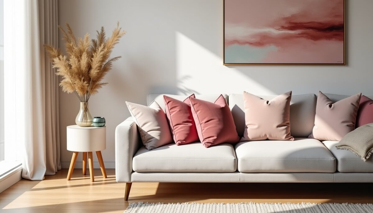 Vieux rose : quelles teintes harmoniser pour sublimer votre chambre ou votre salon ?